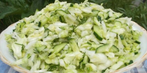 капустяний салат для схуднення