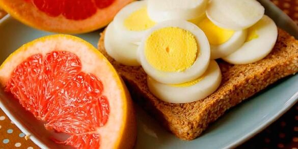 яйця та грейпфрут для схуднення