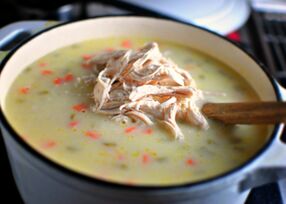 Суп-пюре з овочами та куркою для хворих після перенесеної холецистектомії